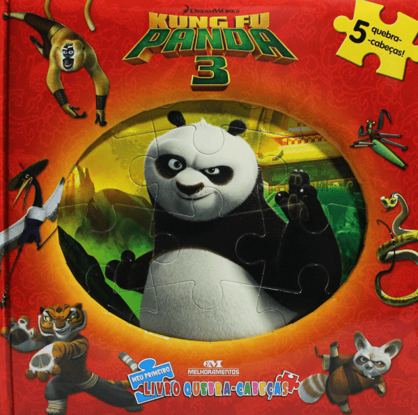 Kung Fu Panda 3 - Meu Primeiro Livro Quebra-Cabeças